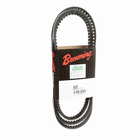 Browning EPDM Notched Belt 98% Efficient AX97
